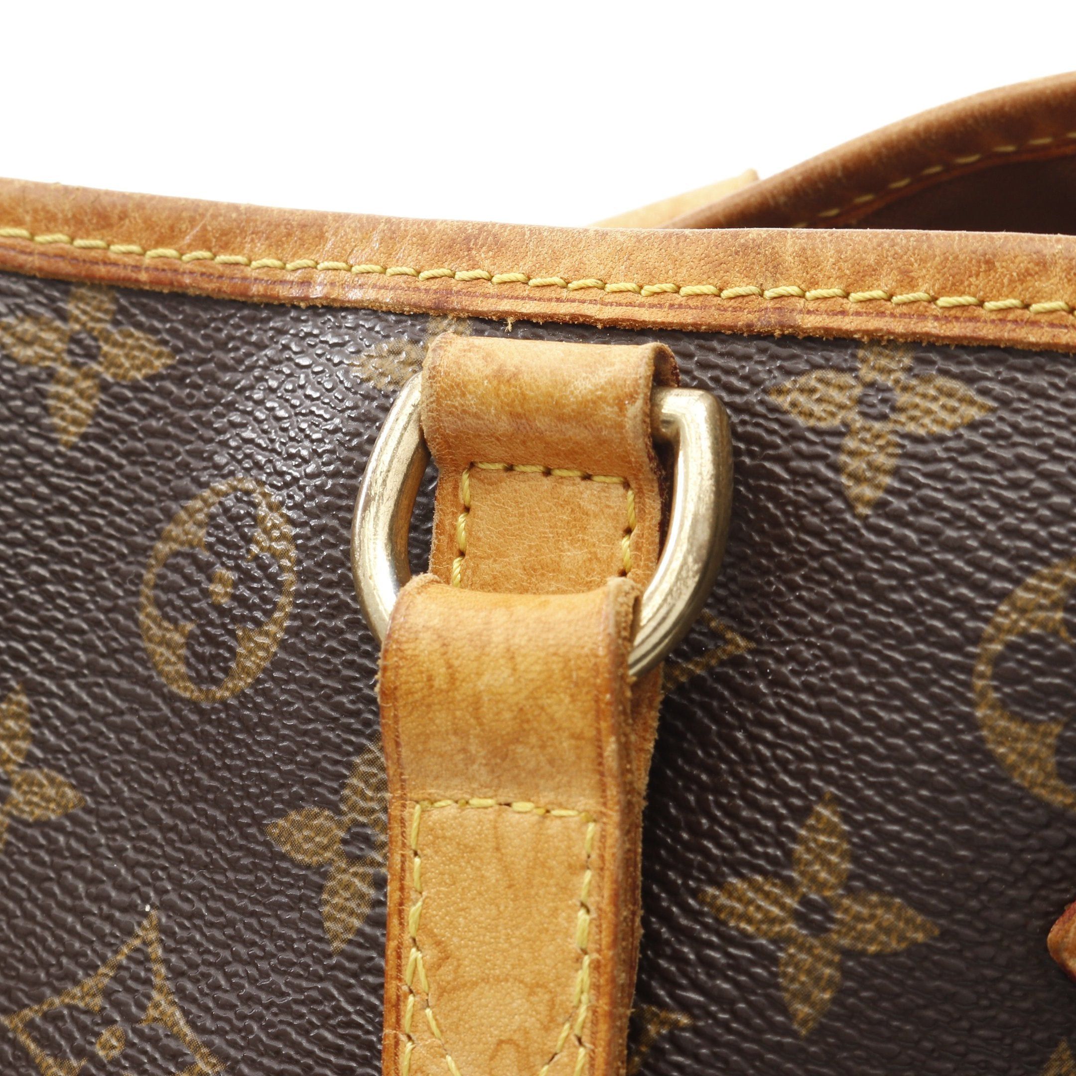 Louis Vuitton Louis Vuitton Batignolles Horizontal Monogram Shoulder Bag Leather Brown Size ONE SIZE - 8 Thumbnail