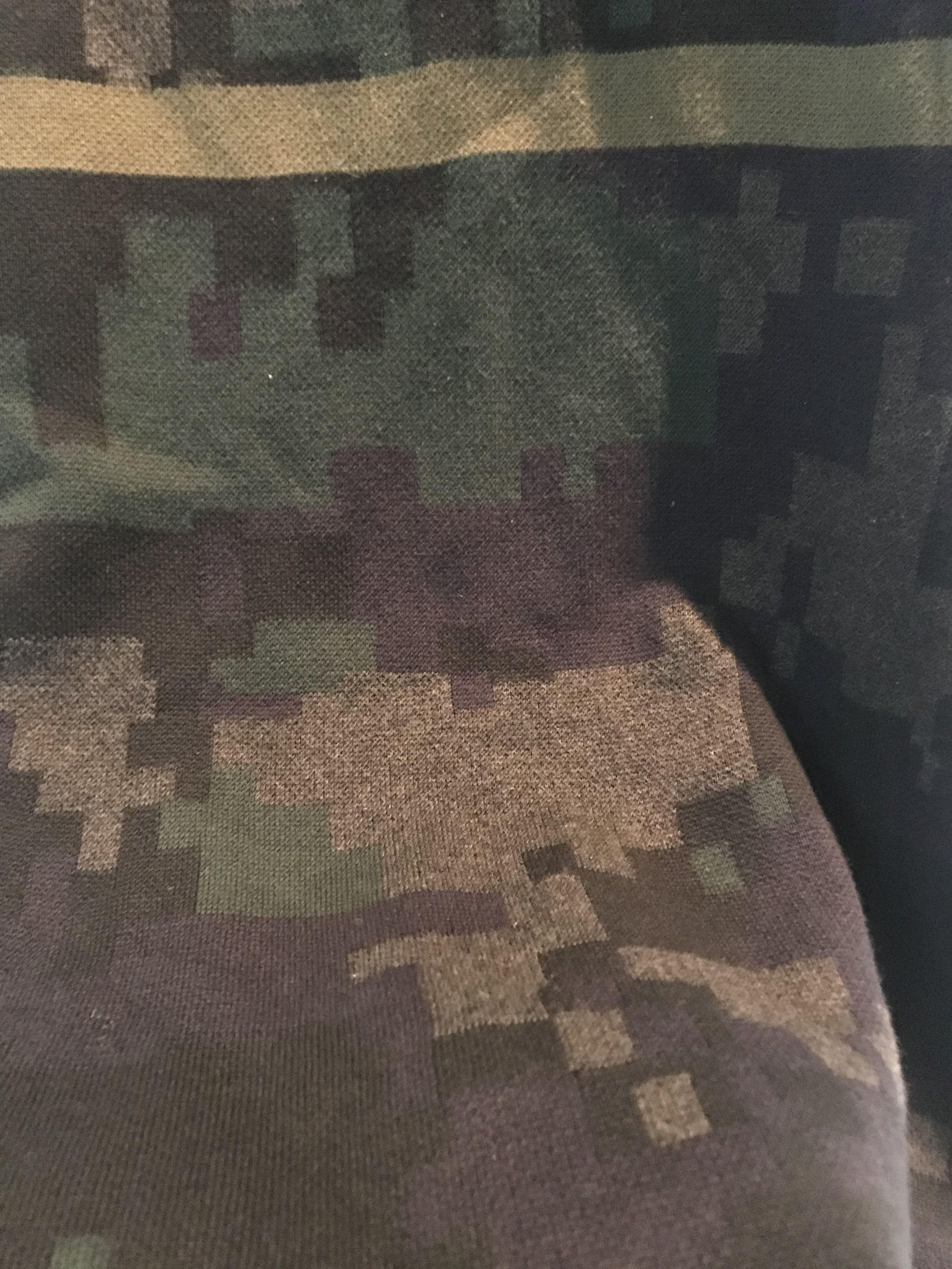 Sacai Sacai Black/Navy/Green Camouflage Sweater Size US L / EU 52-54 / 3 - 4 Thumbnail