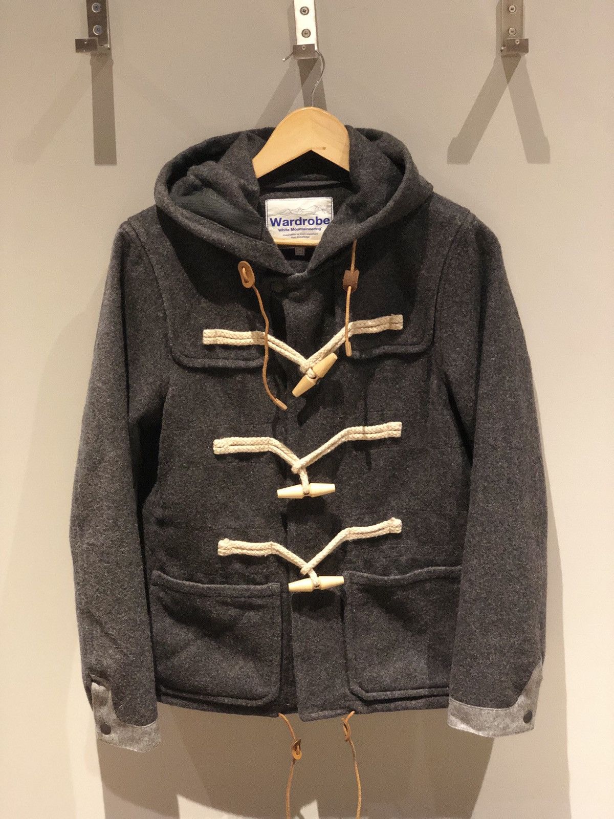 White Mountaineering Short Duffle Wool Peacoat Size US S / EU 44-46 / 1 - 1 Thumbnail