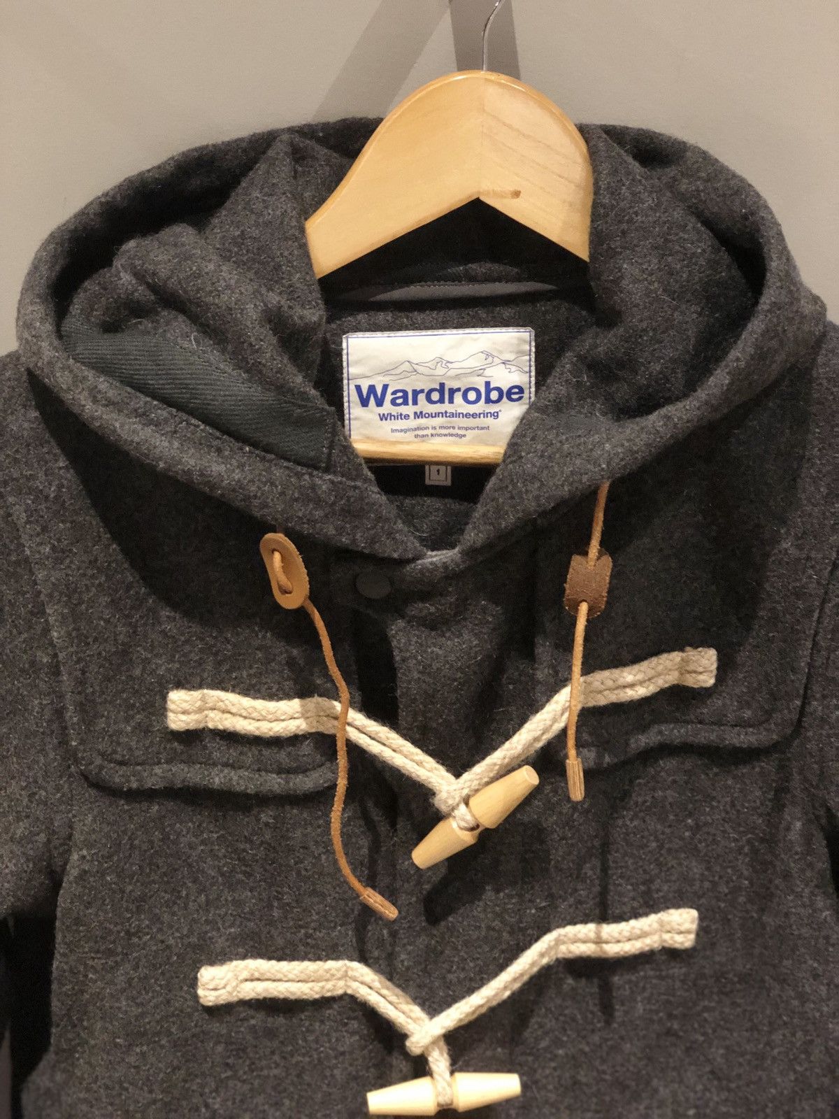 White Mountaineering Short Duffle Wool Peacoat Size US S / EU 44-46 / 1 - 2 Thumbnail
