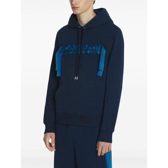 Lanvin LANVIN Men Sweatshirts RM HO0001 J199 P25 281 BLUE Size US XL / EU 56 / 4 - 3 Thumbnail