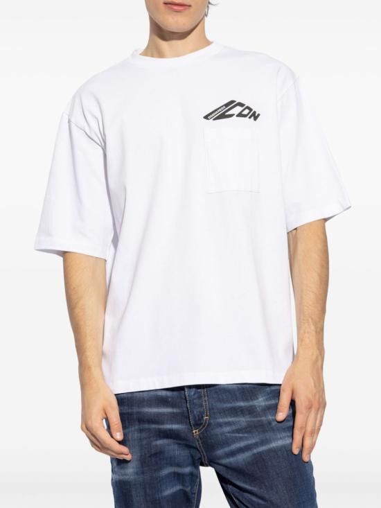 Dsquared2 DSQUARED2 Men T-Shirts S79GC0097 D20033100 White Size US L / EU 52-54 / 3 - 4 Thumbnail