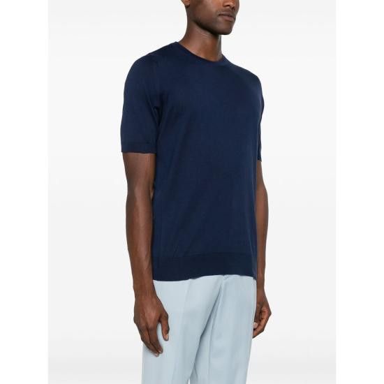 John Smedley JOHN SMEDLEY Men Sweatshirts KEMPTON FRNAV BLUE Size US XXL / EU 58 / 5 - 4 Thumbnail