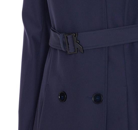 Patrizia Pepe PATRIZIA PEPE Women Trench Coats 8O0137 A2AWC789 Blue Size S / US 4 / IT 40 - 3 Thumbnail