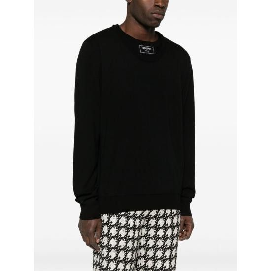 Balmain BALMAIN Men Sweatshirts EH1KD145 KH92 0PA BLACK Size US M / EU 48-50 / 2 - 3 Thumbnail