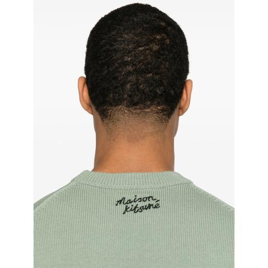 Maison Kitsune MAISON KITSUNE Men Sweatshirts OM00802KT1030 VEDGR GREEN Size US XL / EU 56 / 4 - 4 Thumbnail