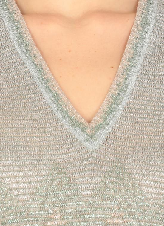 D.Exterior D. EXTERIOR Women Tops 60187 10SAL Green Size S / US 4 / IT 40 - 5 Thumbnail