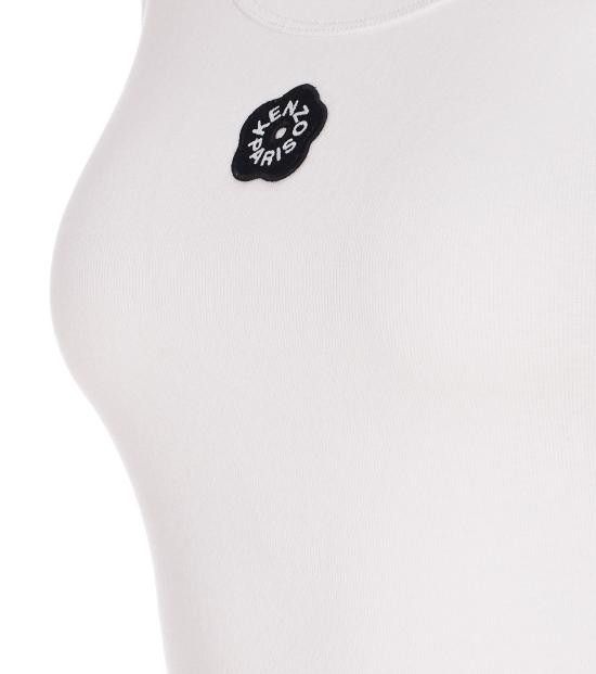 Kenzo KENZO Women Tops FF52TO7384SJ 01 White Size M / US 6-8 / IT 42-44 - 3 Thumbnail