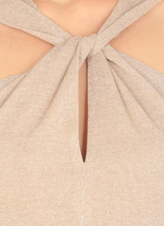 D.Exterior D. EXTERIOR Women Tops 60217 3MARM Beige Size XS / US 0-2 / IT 36-38 - 4 Thumbnail