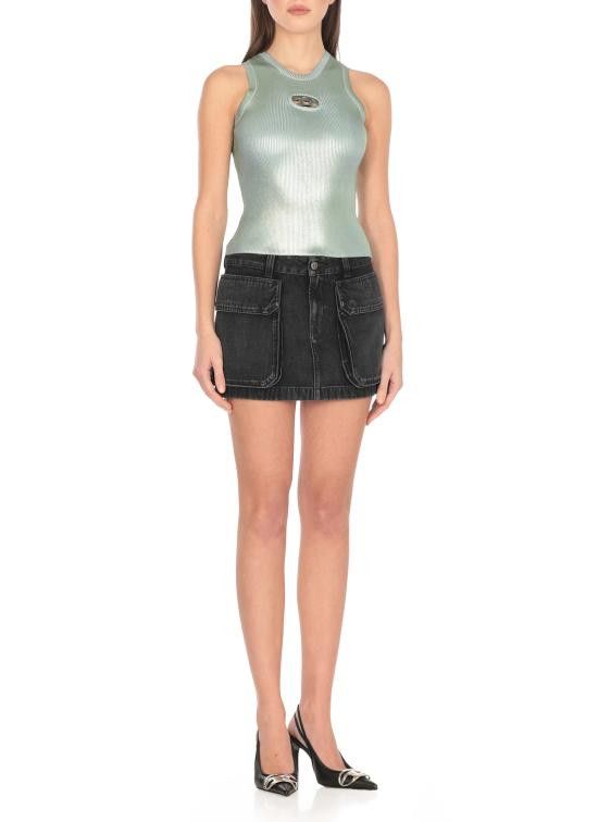 Diesel DIESEL Women Tops A17695 0AKBS5BH Green Size S / US 4 / IT 40 - 3 Thumbnail
