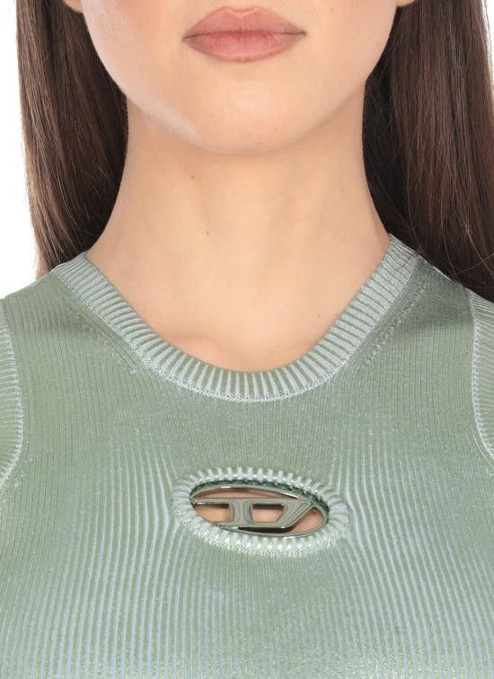 Diesel DIESEL Women Tops A17695 0AKBS5BH Green Size S / US 4 / IT 40 - 5 Thumbnail
