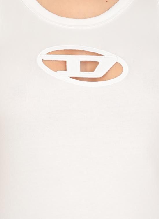 Diesel DIESEL Women Tops A15703 0AFAA100 White Size M / US 6-8 / IT 42-44 - 4 Thumbnail