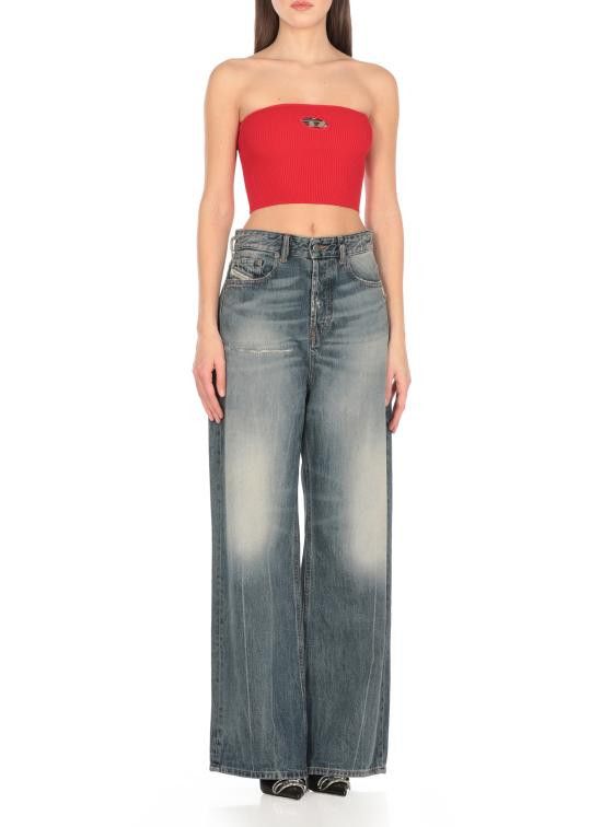 Diesel DIESEL Women Tops A13019 0DLAX42A Red Size XS / US 0-2 / IT 36-38 - 3 Thumbnail