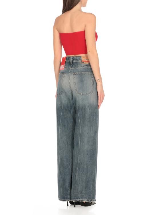 Diesel DIESEL Women Tops A13019 0DLAX42A Red Size XS / US 0-2 / IT 36-38 - 4 Thumbnail