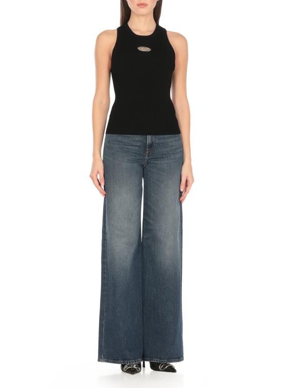 Diesel DIESEL Women Tops A17450 0DLAX9XX Black Size S / US 4 / IT 40 - 2 Thumbnail
