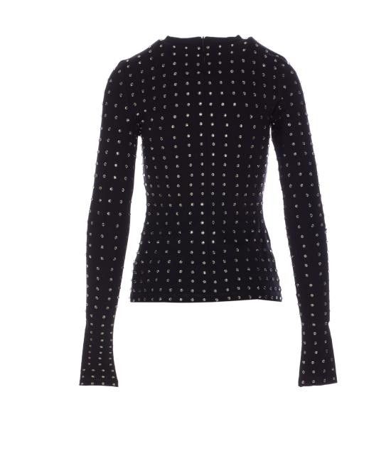 Sportmax SPORTMAX Women Tops 2512941031600 NEGUS 002 Black Size S / US 4 / IT 40 - 2 Thumbnail