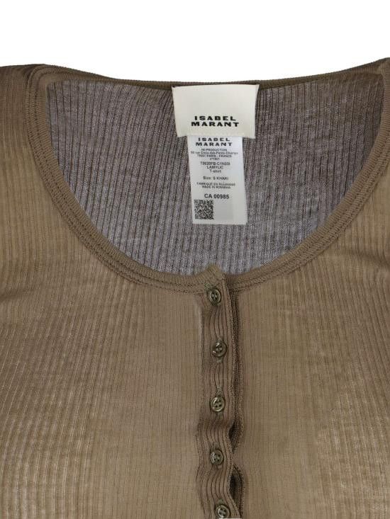 Isabel Marant ISABEL MARANT Women Tops T0020FB C1N03I 67KI Green Size L / US 10 / IT 46 - 3 Thumbnail