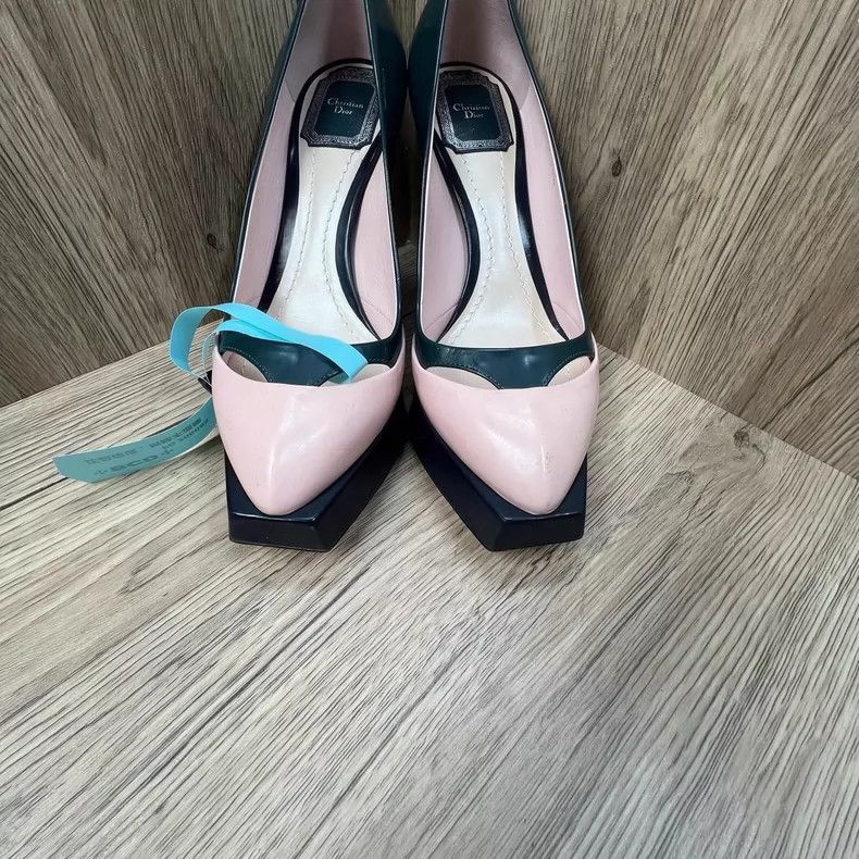 Dior Dior Color Block High Heels Size 36.5 Size US 6 / IT 36 - 3 Thumbnail