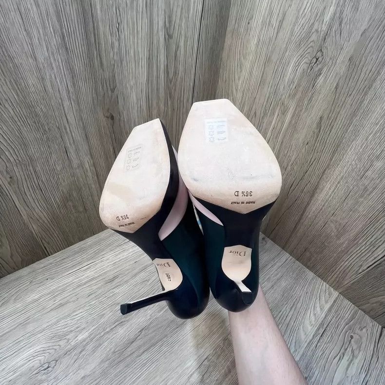 Dior Dior Color Block High Heels Size 36.5 Size US 6 / IT 36 - 4 Thumbnail
