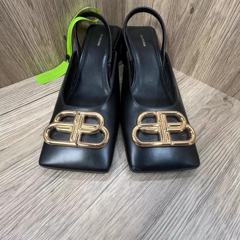 Balenciaga Balenciaga Double B High Heels Size 37 Size US 6 / IT 36 - 4 Thumbnail