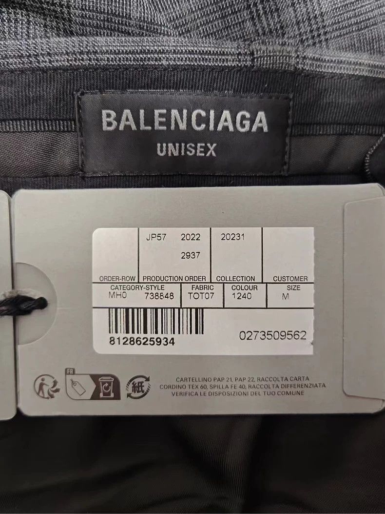 Balenciaga Balenciaga Graffiti Check Print Casual Pants Size US 30 / EU 46 - 4 Thumbnail