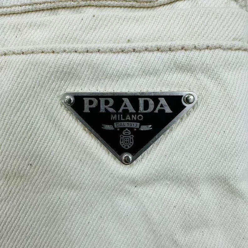 Prada Prada Triangle Logo Denim Pants Size 46 Size US 44 / EU 60 - 5 Thumbnail