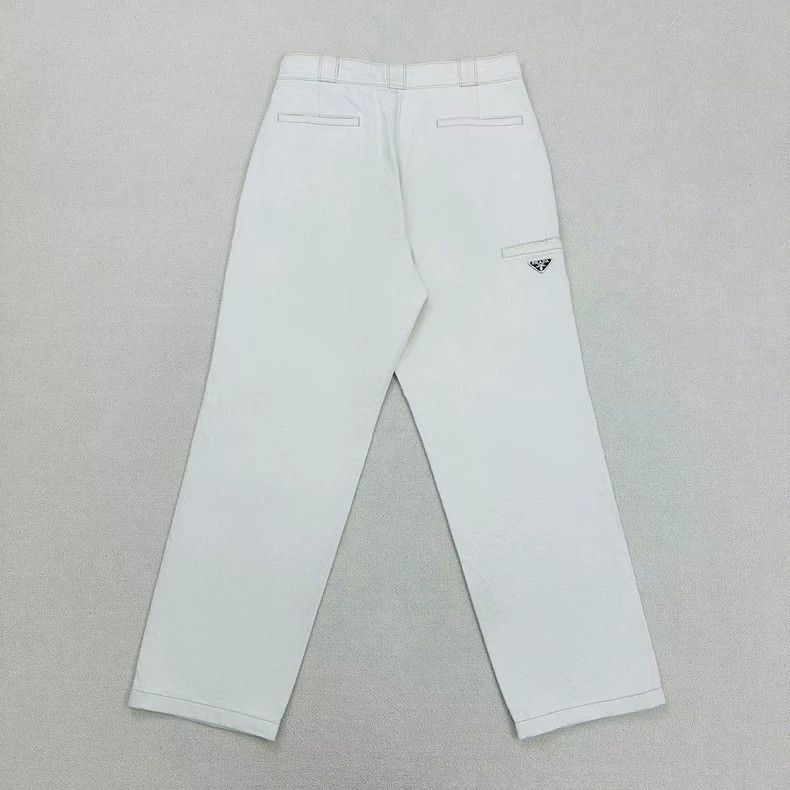 Prada Prada Triangle Logo Denim Pants Size 46 Size US 44 / EU 60 - 2 Thumbnail