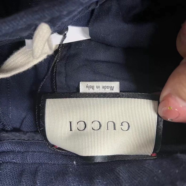 Gucci Gucci Dark Blue Striped Knit Jogger Pants Size US 44 / EU 60 - 3 Thumbnail