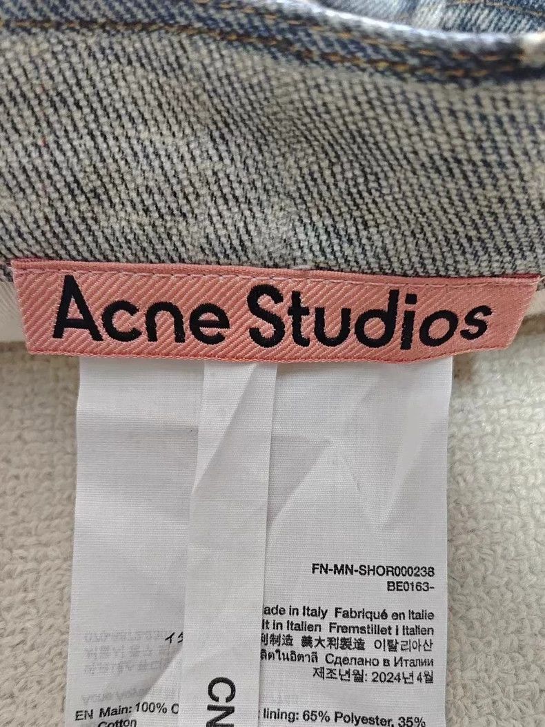 Acne Studios Acne Studios Graffiti Print Denim Shorts Size US 44 / EU 60 - 4 Thumbnail