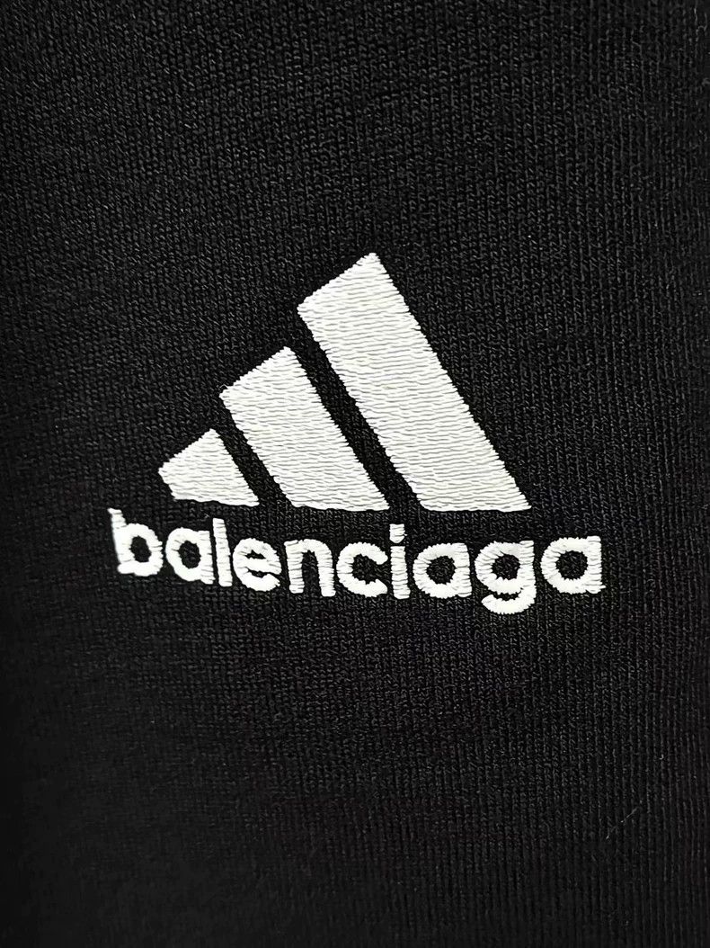 Balenciaga Balenciaga Black Red Baggy Track Pants Size US 32 / EU 48 - 3 Thumbnail