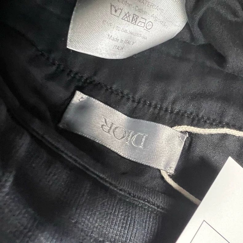 Dior Dior Black CD Embroidered Logo Sweatpants Size US 26 / EU 42 - 3 Thumbnail