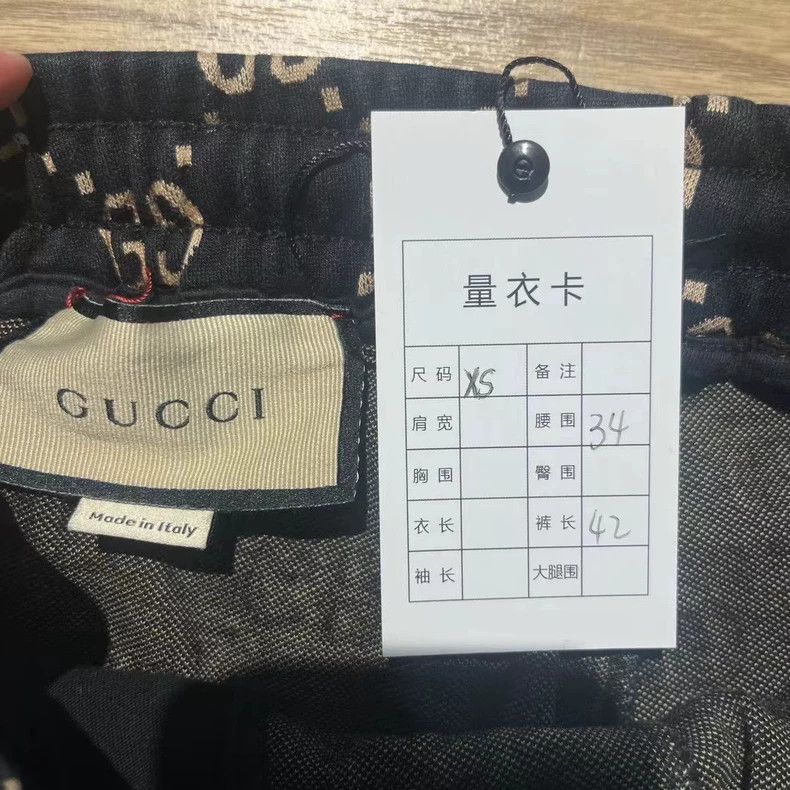 Gucci Gucci Black Logo Print Casual Shorts Size US 26 / EU 42 - 3 Thumbnail