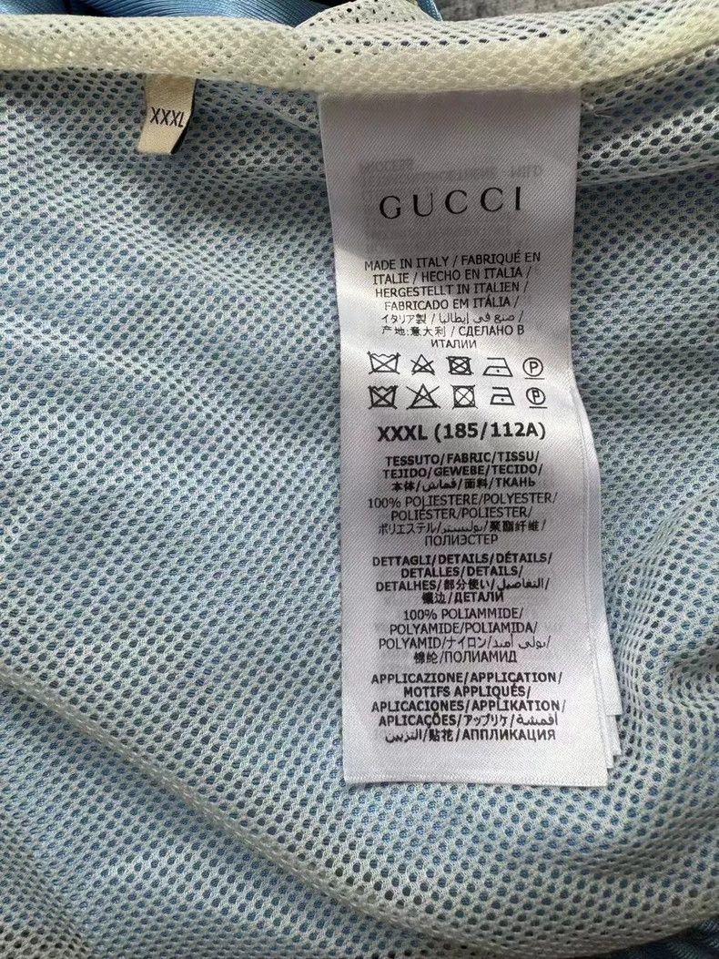 Gucci Gucci Sky Blue Silk Windbreaker Jacket Size US XXL / EU 58 / 5 - 4 Thumbnail