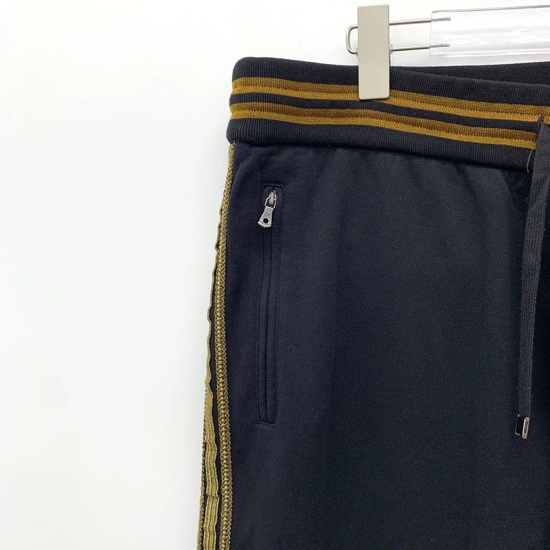 Dolce & Gabbana Dolce&Gabbana Black Striped Casual Pants Size US 44 / EU 60 - 3 Thumbnail