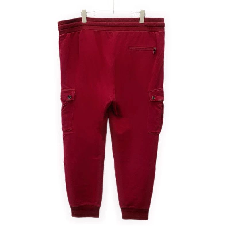 Dolce & Gabbana Dolce&Gabbana Red Cotton Casual Pants Size US 44 / EU 60 - 2 Thumbnail