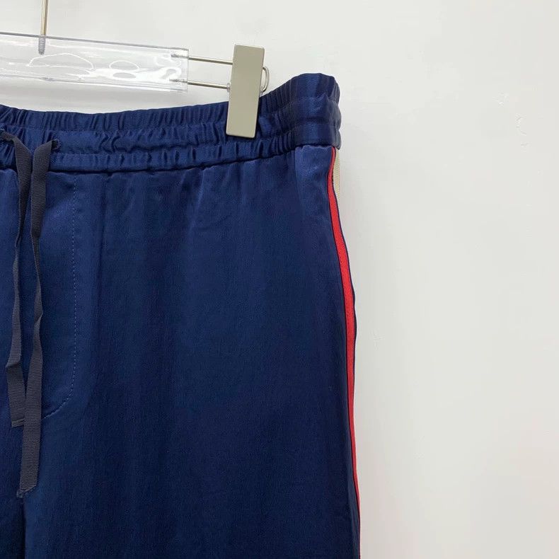 Gucci Gucci Deep Blue Drawstring Wide Leg Pants Size US 44 / EU 60 - 3 Thumbnail