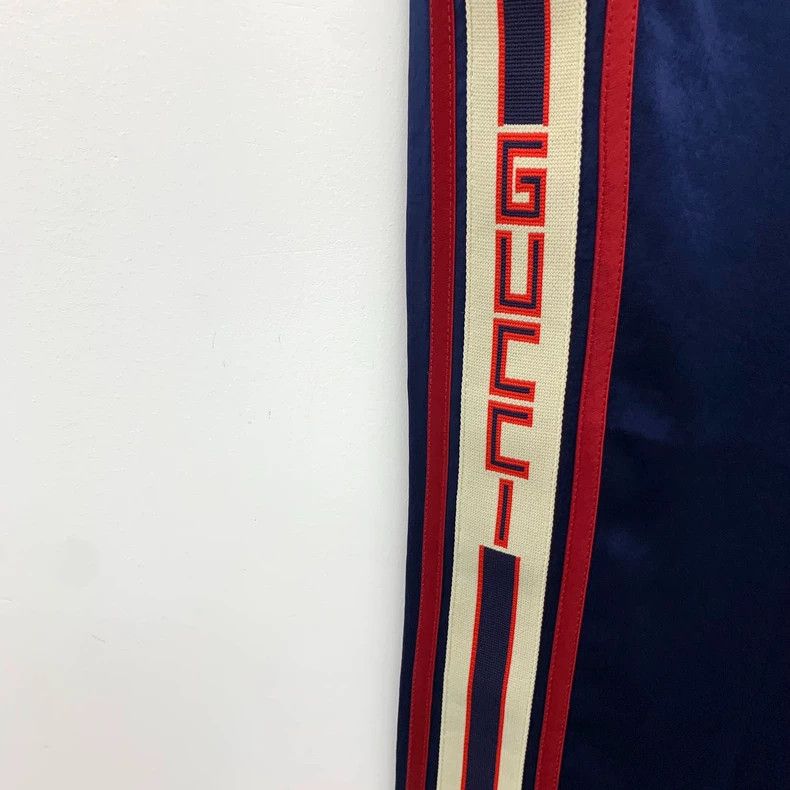 Gucci Gucci Deep Blue Drawstring Wide Leg Pants Size US 44 / EU 60 - 6 Thumbnail