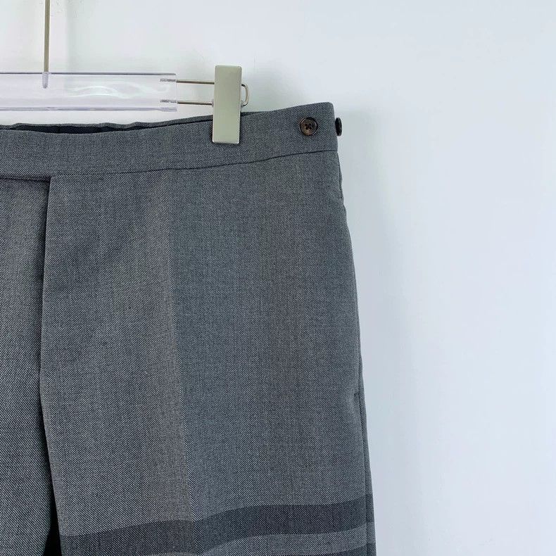 Thom Browne Thom Browne Gray Wool Casual Pants Size 3 Size US 26 / EU 42 - 3 Thumbnail