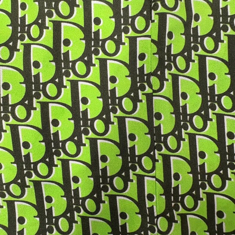 Dior Dior Green Printed Silk Shorts Size 48 Size US 44 / EU 60 - 3 Thumbnail