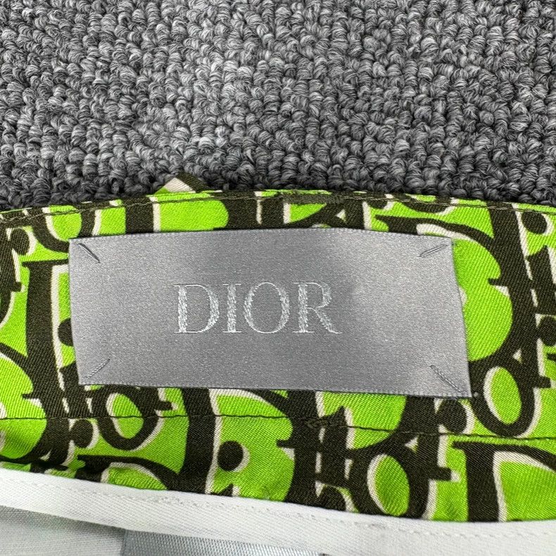 Dior Dior Green Printed Silk Shorts Size 48 Size US 44 / EU 60 - 5 Thumbnail