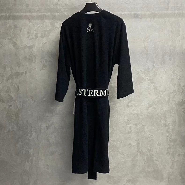 Neighborhood Black Towel Fabric Skull Embroidery Bathrobe Size US M / EU 48-50 / 2 - 2 Thumbnail