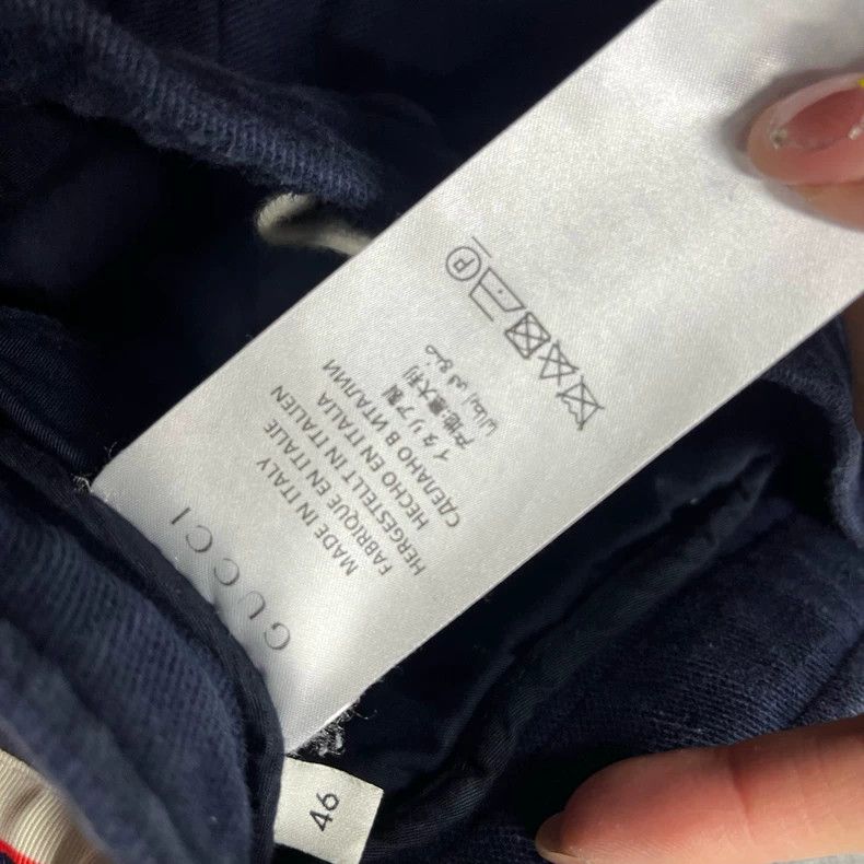 Gucci Gucci Dark Blue Striped Knit Jogging Pants Size US 44 / EU 60 - 5 Thumbnail