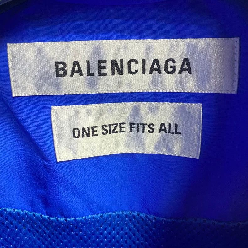 Balenciaga Balenciaga Blue Embroidered Logo Coach Jacket Size US M / EU 48-50 / 2 - 3 Thumbnail