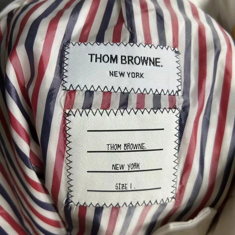Thom Browne Thom Browne White Pleated Skirt with Stripes Size 22" - 6 Thumbnail