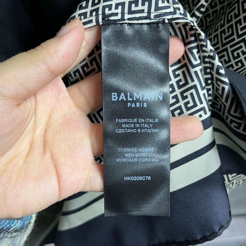 Balmain Balmain Black and White Logo Print Jacket Size US M / EU 48-50 / 2 - 4 Thumbnail