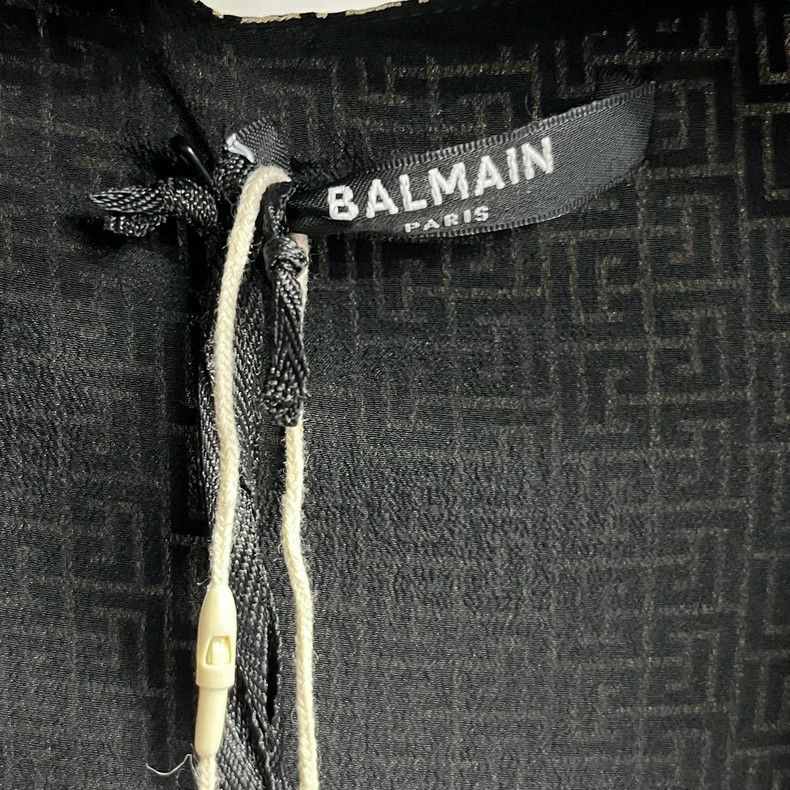 Balmain Balmain Black and White Logo Print Jacket Size US M / EU 48-50 / 2 - 3 Thumbnail