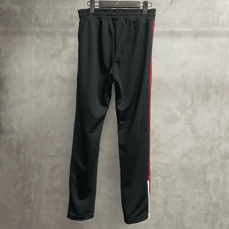Palm Angels Palm Angels Black Rainbow Logo Zipper Pants Size US 32 / EU 48 - 2 Thumbnail