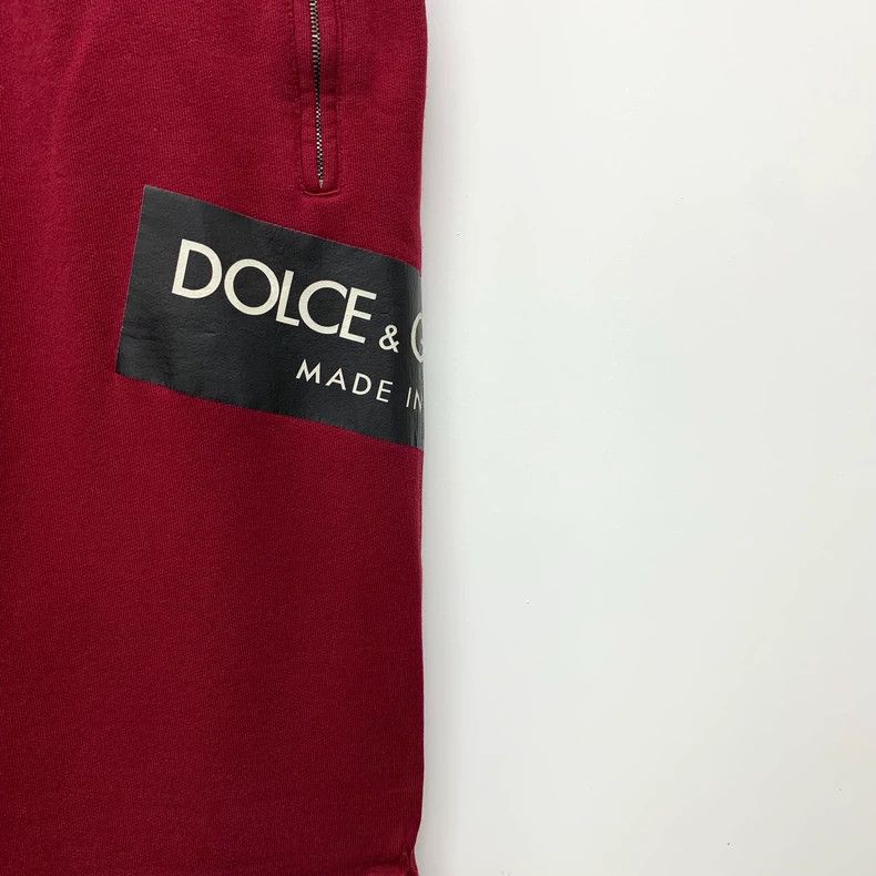 Dolce & Gabbana Dolce Gabbana Red Logo Sweatpants Long Pants Size US 44 / EU 60 - 4 Thumbnail