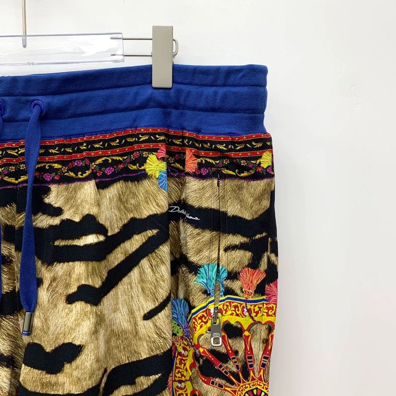 Dolce & Gabbana Dolce&Gabbana Colored Leopard Print Gym Pants Size US 44 / EU 60 - 3 Thumbnail