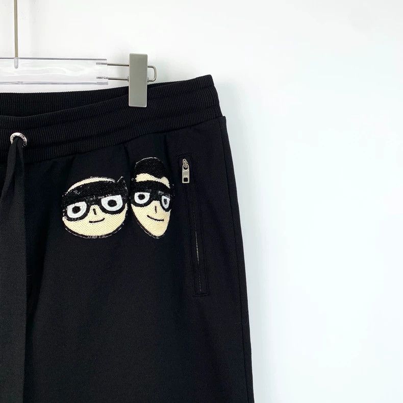 Dolce & Gabbana Dolce Gabbana Black Sequin Jogger Pants Size US 44 / EU 60 - 3 Thumbnail
